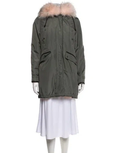 Pre-owned Nicole Benisti Parka In Green