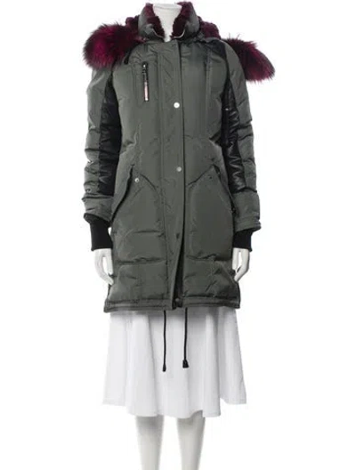 Pre-owned Nicole Benisti Parka In Green