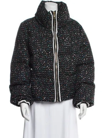 Pre-owned Nicole Benisti Printed Jacket In Black