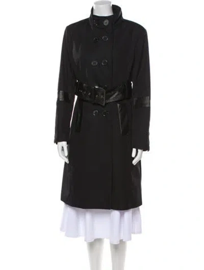 Pre-owned Nicole Benisti Trench Coat In Black