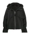 Nicole Benisti Oversized A-line Down-jacket In Black