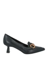 Nicole Bonnet Paris Woman Loafers Black Size 8 Leather