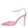 Nicole Bonnet With Heel Pink In Rosa Chiari E Naturali