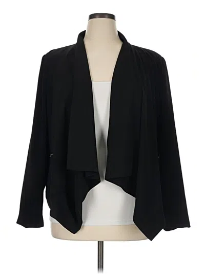 Pre-owned Nicole By Nicole Miller Blazer Jacket In Black