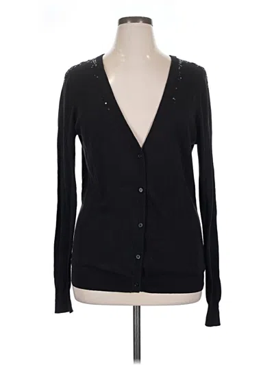 Pre-owned Nicole By Nicole Miller Cardigan Sweater In Black