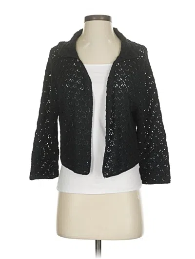 Pre-owned Nicole By Nicole Miller Cardigan Sweater In Black