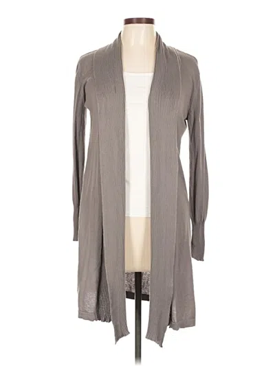 Pre-owned Nicole By Nicole Miller Cardigan Sweater In Gray