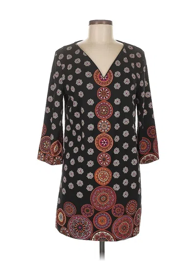 Pre-owned Nicole By Nicole Miller Casual Dress In Black