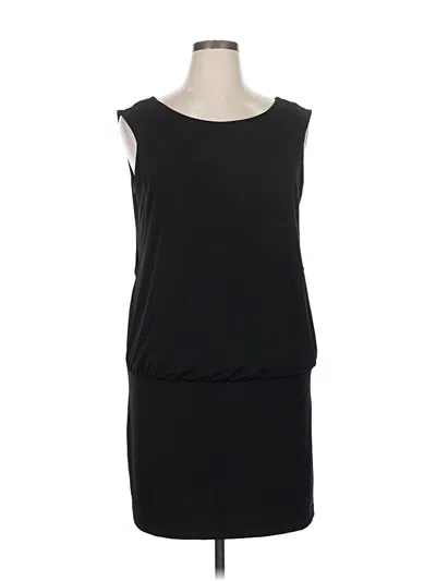 Pre-owned Nicole By Nicole Miller Casual Dress In Black