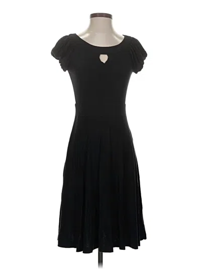 Pre-owned Nicole By Nicole Miller Casual Dress In Black