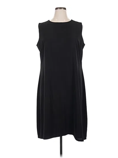 Pre-owned Nicole By Nicole Miller Casual Dress In Black