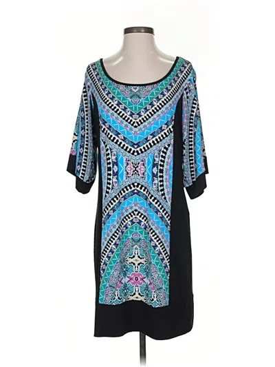 Pre-owned Nicole By Nicole Miller Casual Dress In Blue