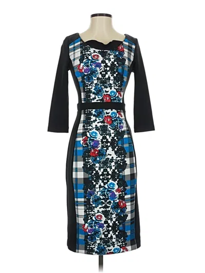 Pre-owned Nicole By Nicole Miller Casual Dress In Blue