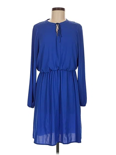 Pre-owned Nicole By Nicole Miller Casual Dress In Blue