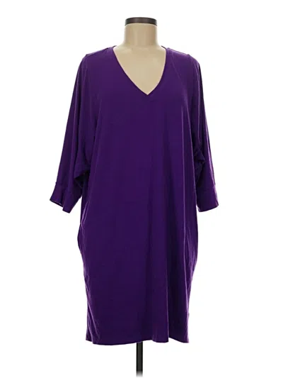 Pre-owned Nicole By Nicole Miller Casual Dress In Purple