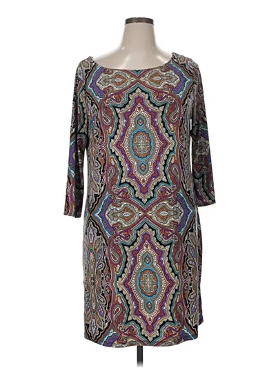 Pre-owned Nicole By Nicole Miller Casual Dress In Purple
