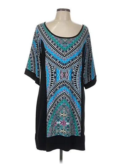 Pre-owned Nicole By Nicole Miller Casual Dress In Teal