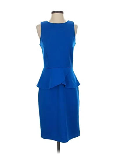 Pre-owned Nicole By Nicole Miller Cocktail Dress In Blue