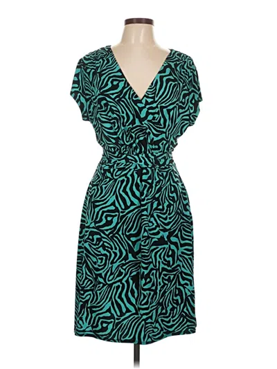 Pre-owned Nicole By Nicole Miller Cocktail Dress In Blue