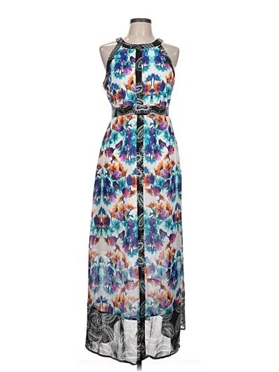 Pre-owned Nicole By Nicole Miller Cocktail Dress In Blue