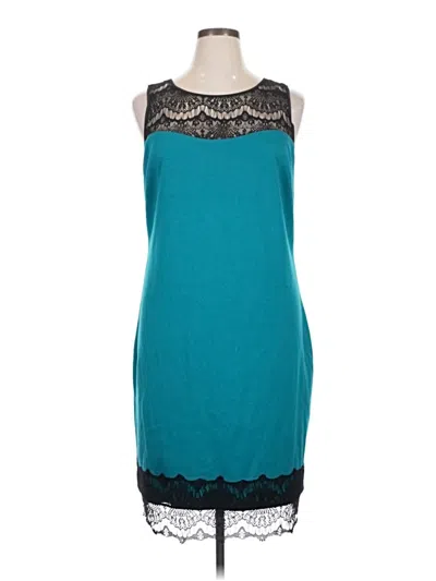 Pre-owned Nicole By Nicole Miller Cocktail Dress In Blue