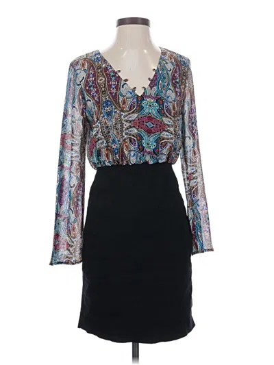 Pre-owned Nicole By Nicole Miller Cocktail Dress In Blue