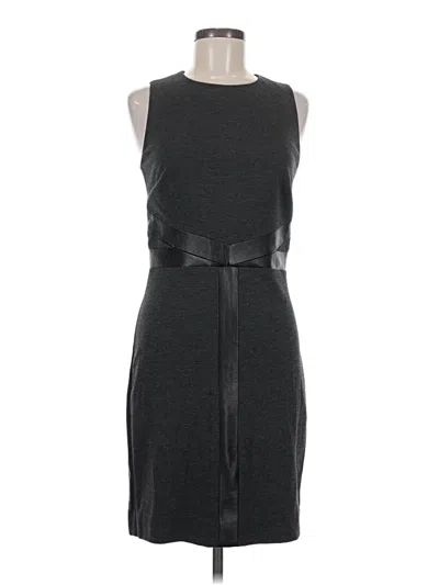 Pre-owned Nicole By Nicole Miller Cocktail Dress In Gray