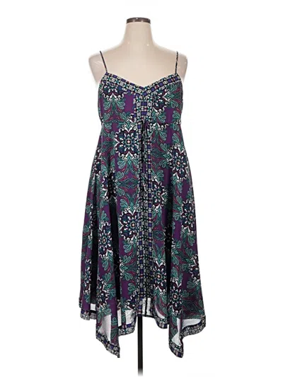 Pre-owned Nicole By Nicole Miller Cocktail Dress In Purple