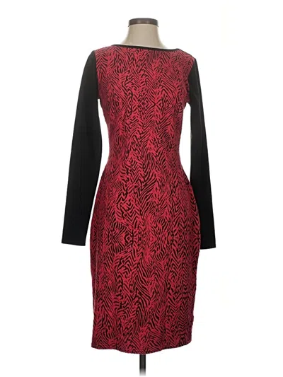 Pre-owned Nicole By Nicole Miller Cocktail Dress In Red