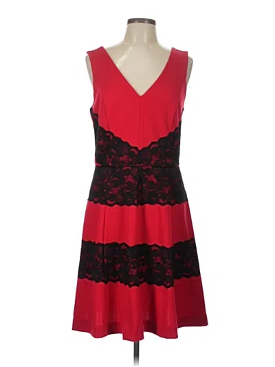 Pre-owned Nicole By Nicole Miller Cocktail Dress In Red