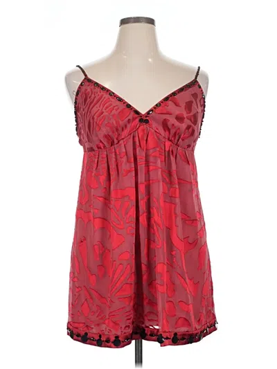 Pre-owned Nicole By Nicole Miller Cocktail Dress In Red