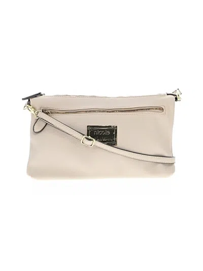 Pre-owned Nicole By Nicole Miller Crossbody Bag In Ivory