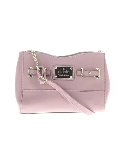 Pre-owned Nicole By Nicole Miller Crossbody Bag In Pink
