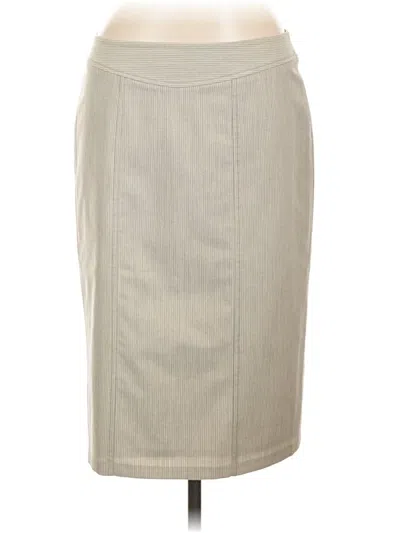 Pre-owned Nicole By Nicole Miller Formal Skirt In Brown