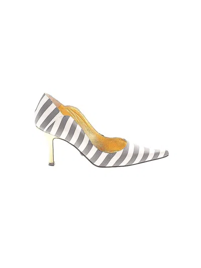 Pre-owned Nicole By Nicole Miller Heels In Gray