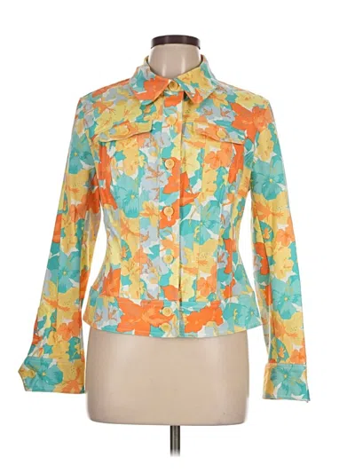 Pre-owned Nicole By Nicole Miller Jacket In Orange