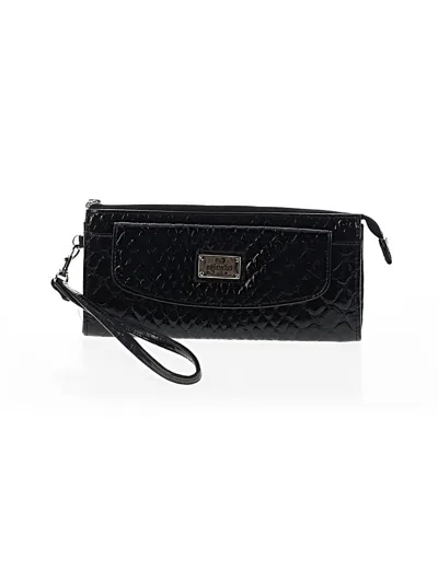 Pre-owned Nicole By Nicole Miller Leather Wallet In Black