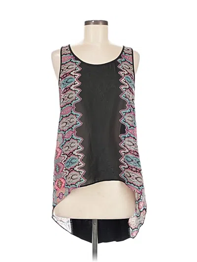 Pre-owned Nicole By Nicole Miller Sleeveless Blouse In Black