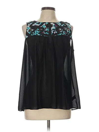 Pre-owned Nicole By Nicole Miller Sleeveless Blouse In Black