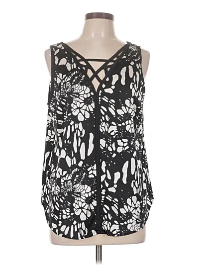 Pre-owned Nicole By Nicole Miller Sleeveless Blouse In Black