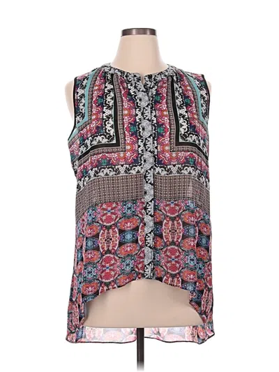 Pre-owned Nicole By Nicole Miller Sleeveless Blouse In Black