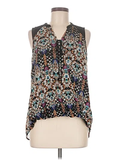 Pre-owned Nicole By Nicole Miller Sleeveless Blouse In Black