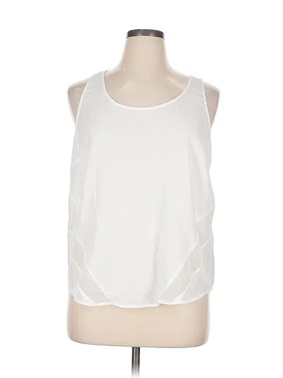 Pre-owned Nicole By Nicole Miller Sleeveless T-shirt In White