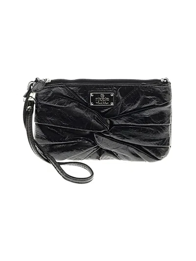 Pre-owned Nicole By Nicole Miller Wristlet In Black