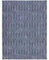 Nicole Curtis Machine Washable Series 1 Sr107 7'10''x9'10'' Area Rug In Navy