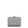 Nicole Lee Women's Vegan Leather Trifold Wallet In Gray