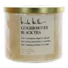 Nicole Miller 14.5oz Soy Wax Blend 3 Wick Candle - Ginger Honey Black Tea In Neutral