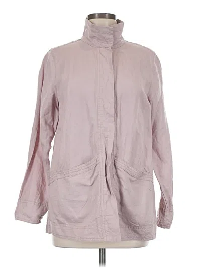 Pre-owned Nicole Miller 3/4 Sleeve Blouse In Pink