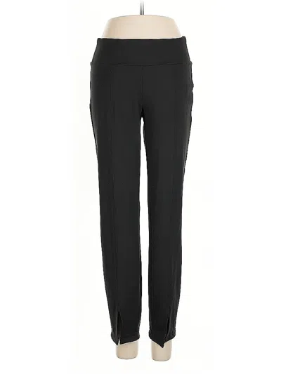 Pre-owned Nicole Miller Active Pants In Black