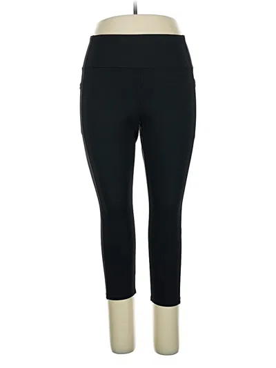 Pre-owned Nicole Miller Active Pants In Black